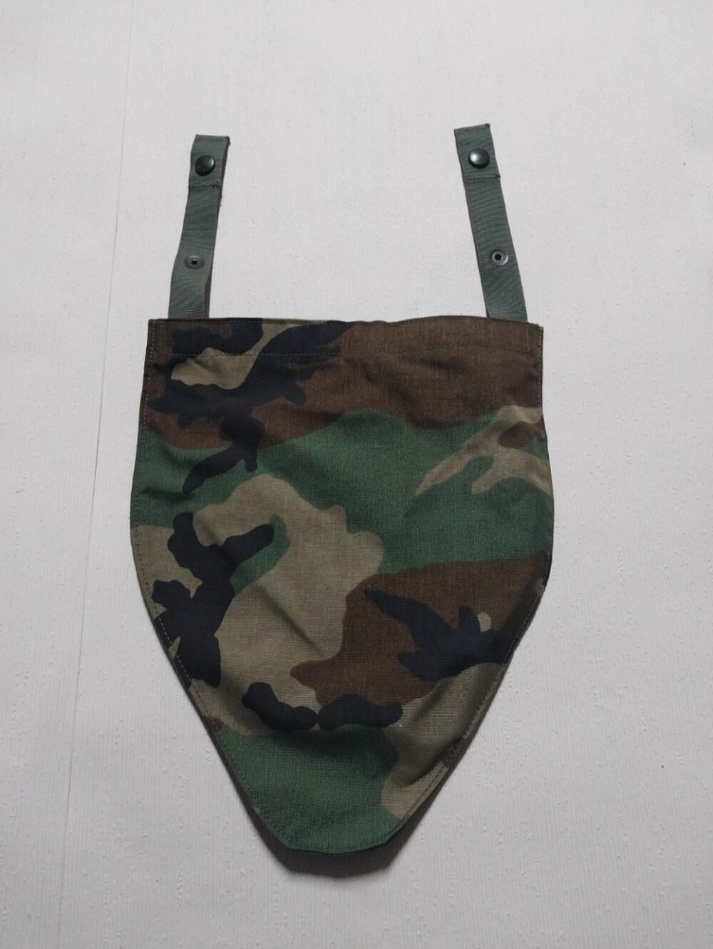 Woodland Camouflage Groin Protector Large  SHELL ONLY